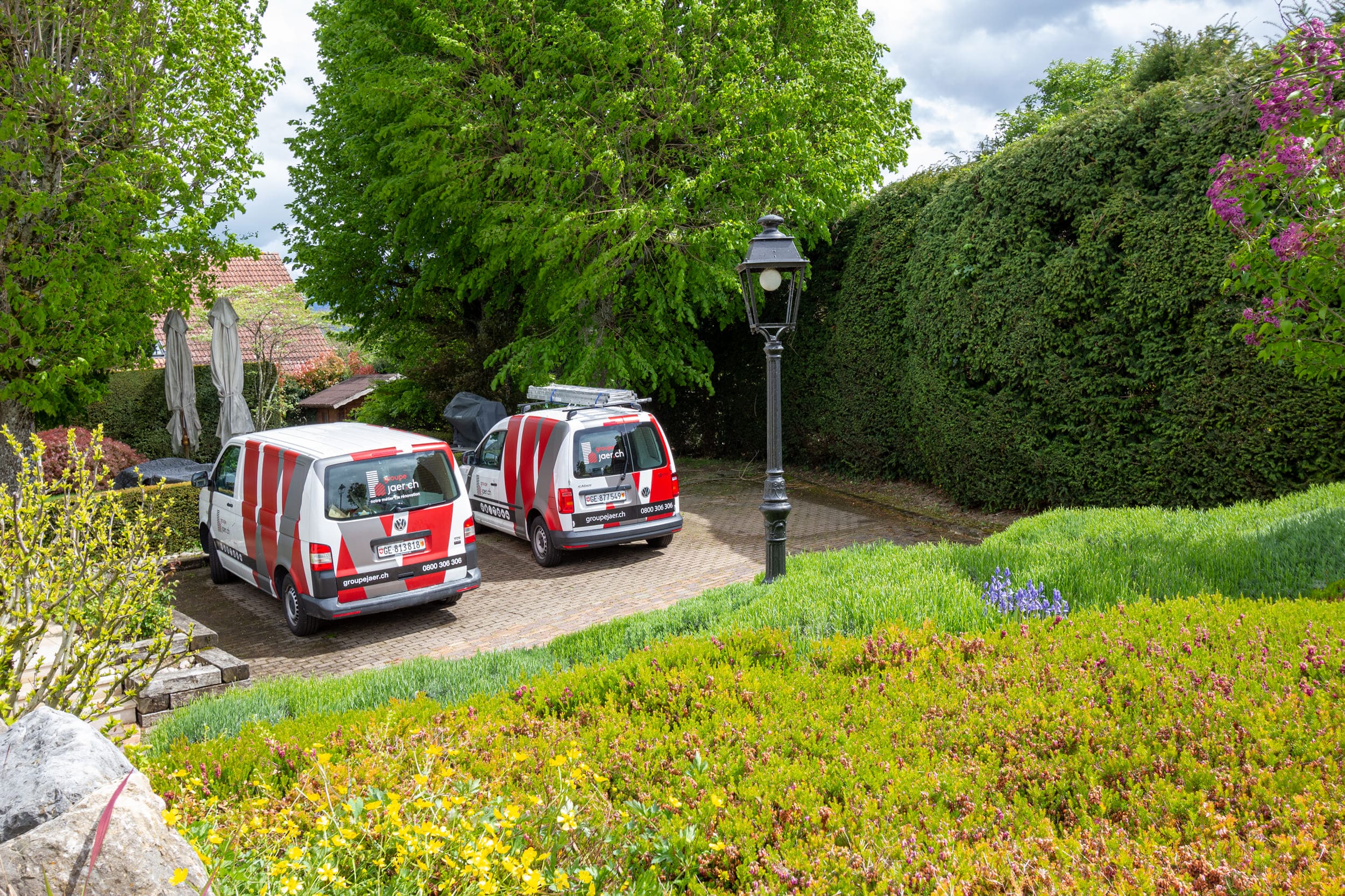 Camionnettes entreprise générale Groupe Jaer