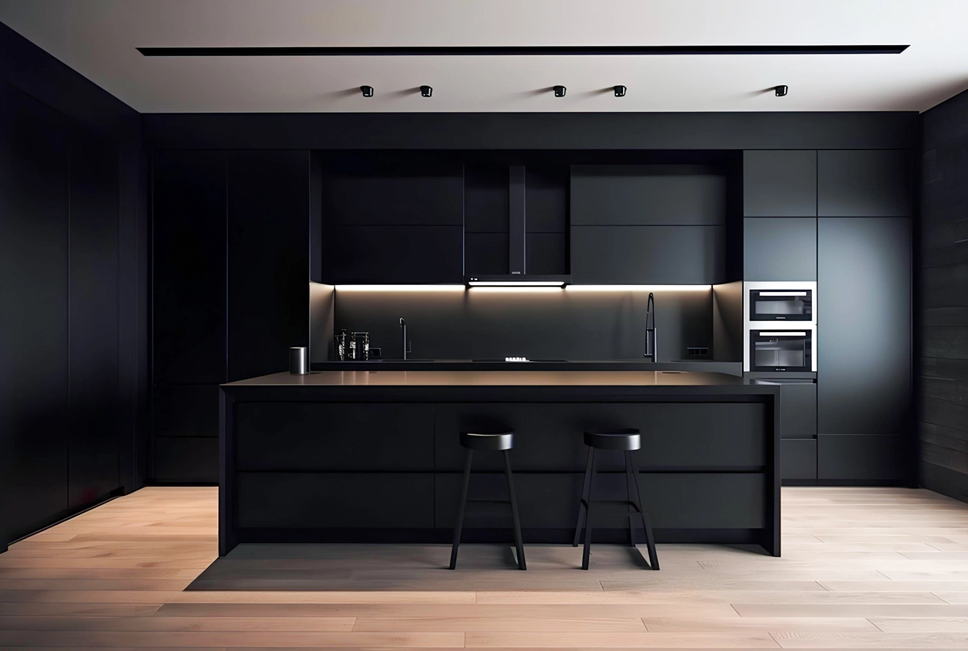 Rénovation de cuisine moderne à Genève alliant fonctionnalité, esthétique et coordination technique